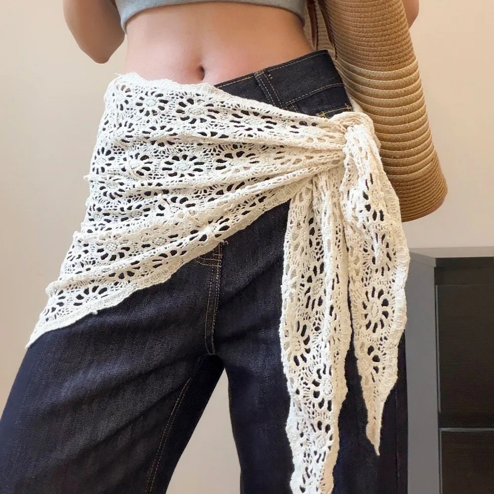 Photography Triangle - Knitted Hollow Hip Curtain Out Triangle