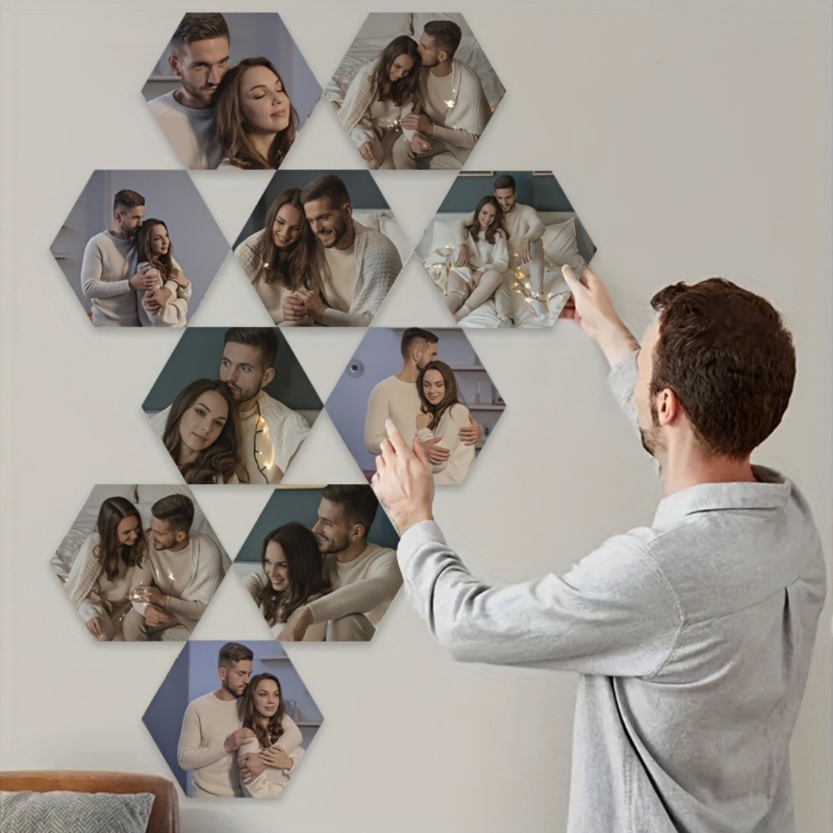 Photography Ideas - Custom Wall Decor — Modern Hexagonal