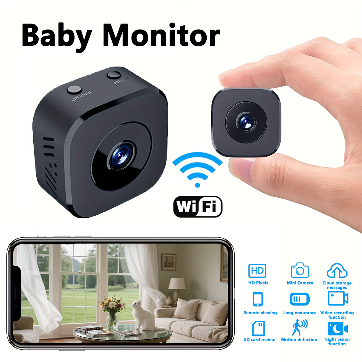 Photography Unit - 1080P HD Mini WiFi Camera Indoor