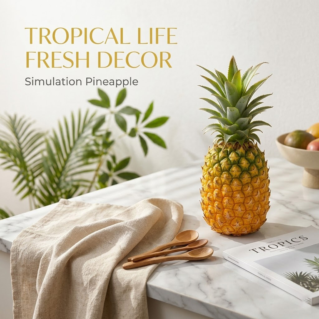 Photography Hotel - High Simulation Artificial Pineapple Fake Fruit