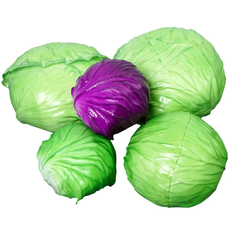 Photography Hotel - PU Simulated Vegetables Cabbage Artificial Chinese
