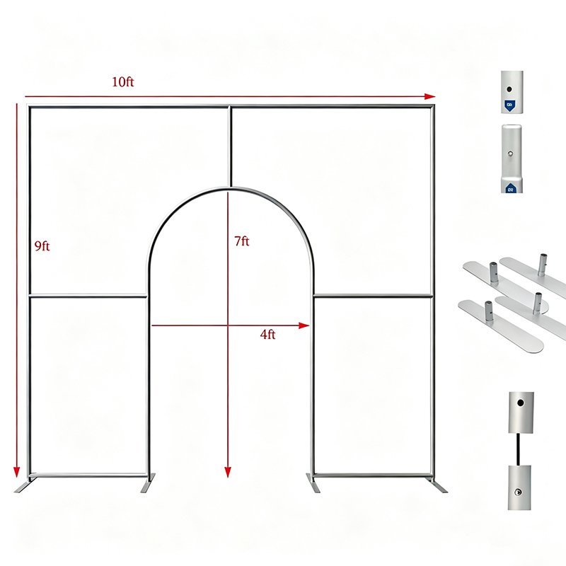 10x9ft Aluminium Wedding Arch  - Photography Website ulasan dan harga