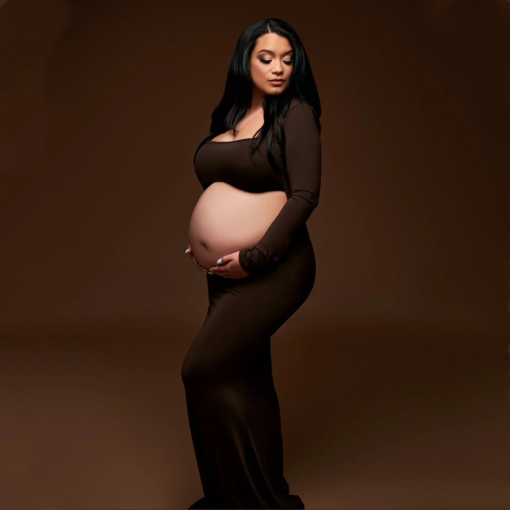 Stretchy Maternity Dress for P - Photography Club ulasan dan harga