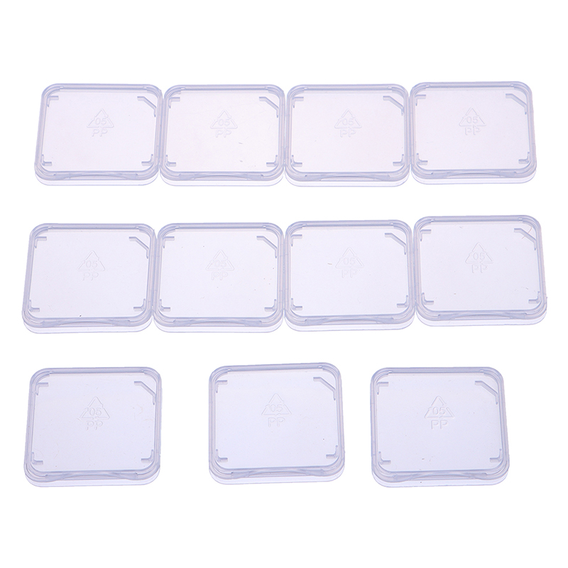 10pcs/lot Transparent SD Memor - Memory Card Case ulasan dan harga