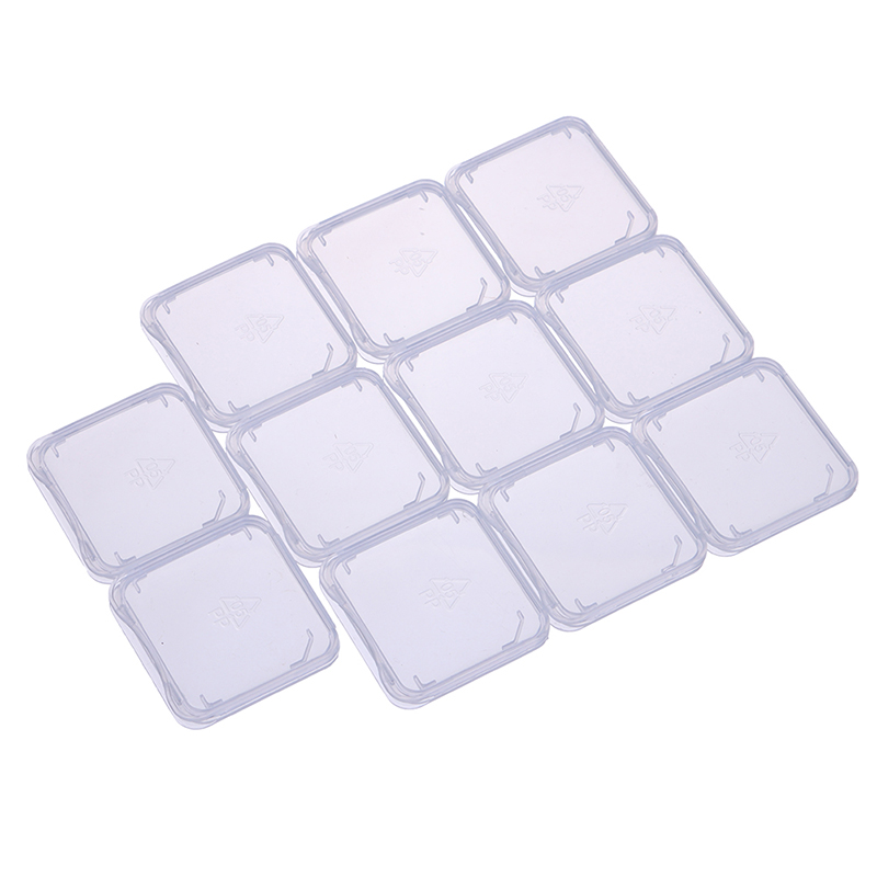 10pcs/lot Transparent SD Memor - Memory Card Case ulasan dan harga