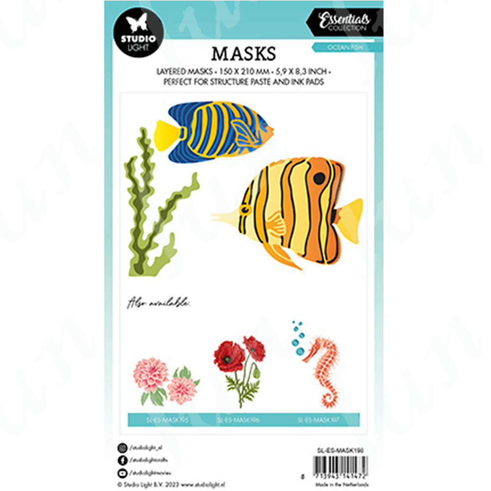 2023 New Ocean Fish Stencils M - Photography Triangle ulasan dan harga