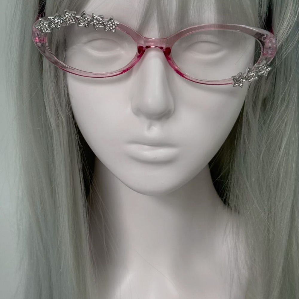 Y2K Star Rhinestone Cat Eye De - Photography Ideas ulasan dan harga