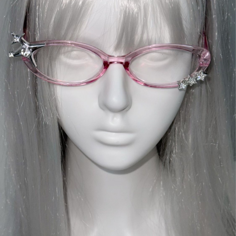 Y2K Star Rhinestone Cat Eye De - Photography Ideas ulasan dan harga