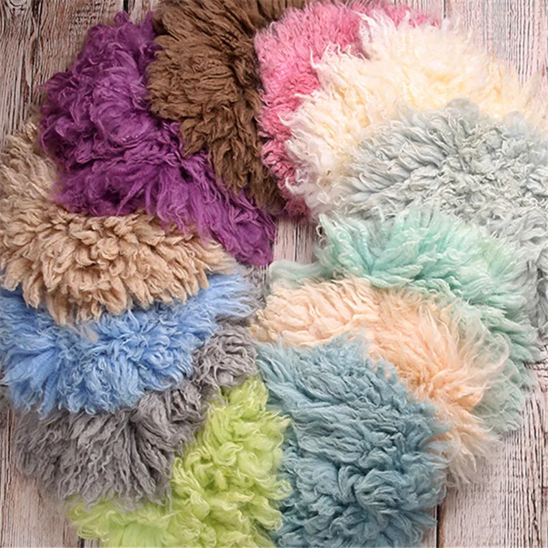 100% Wool Mats Baby Photograph - Photography Background ulasan dan harga