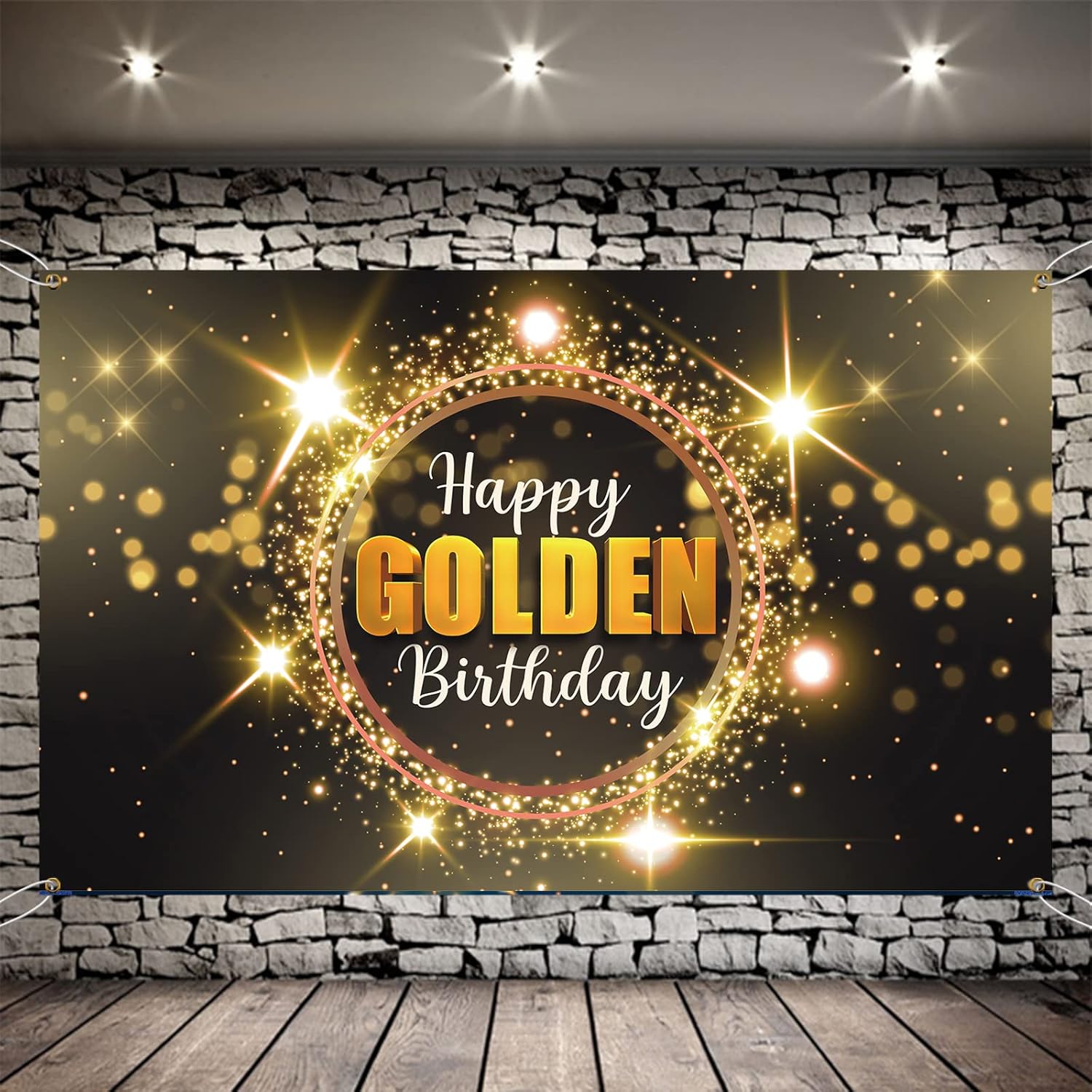 Photography Backdrop Gold Blac - Photography Award ulasan dan harga