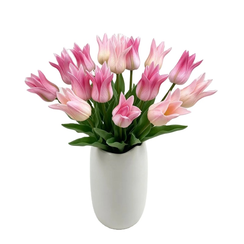 10pcs PU Tulip Artificial Flow - Photography Hotel ulasan dan harga