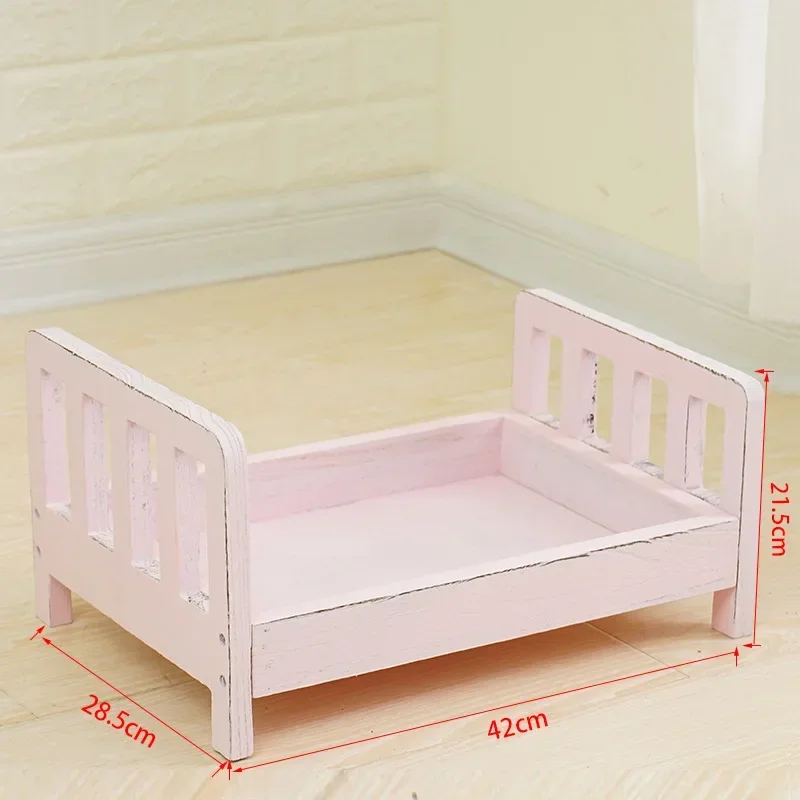 Infant Posing Sofa Retro Wood  - Photography Background ulasan dan harga