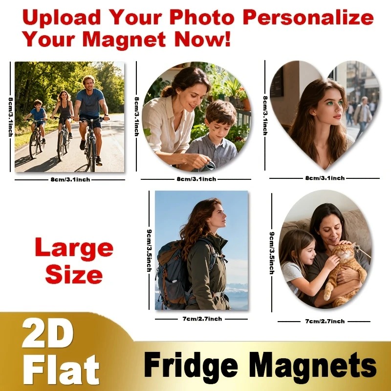 Custom Photo Fridge Magnet 2D  - Photography Ideas ulasan dan harga