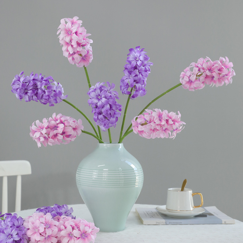 55CM Single Hyacinth Artificia - Photography Graduation ulasan dan harga
