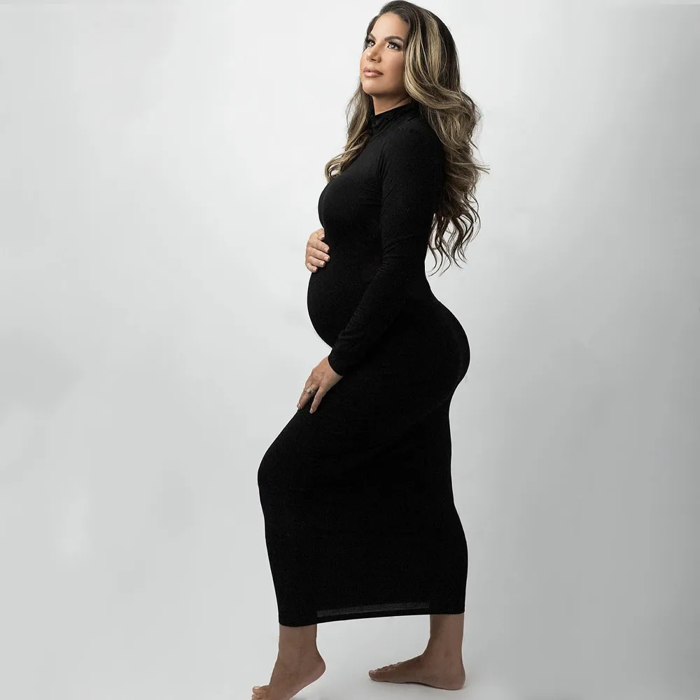 Black Skinny Dress Maternity P - Photography Club ulasan dan harga