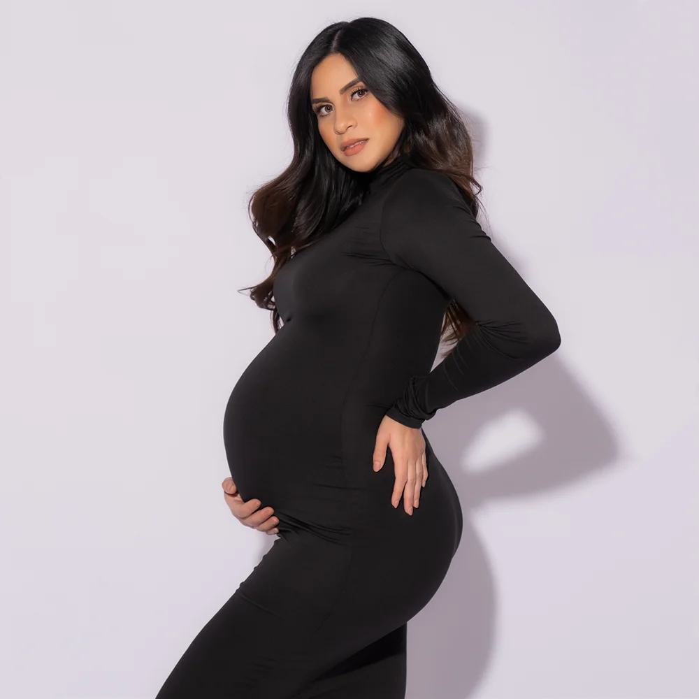 Black Skinny Dress Maternity P - Photography Club ulasan dan harga