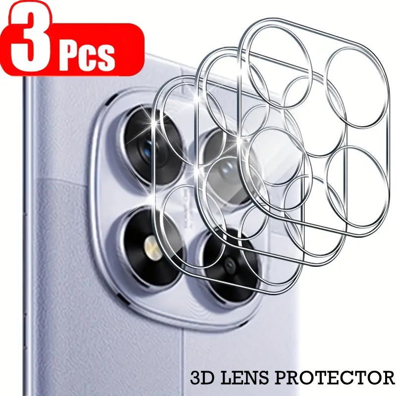 3Pcs Clear 3D Lens Protector F - Photography Xiaomi ulasan dan harga
