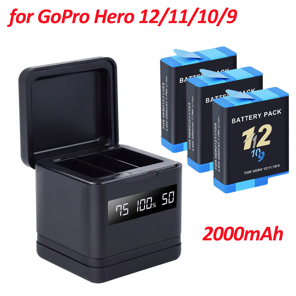 PALO Battery for GoPro Hero 10 - Gopro Action Camera Hero 12 Black ulasan dan harga