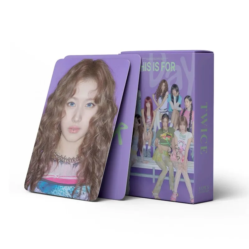 Pop 55PCS TWICES Holographic L - Photography Ideas ulasan dan harga