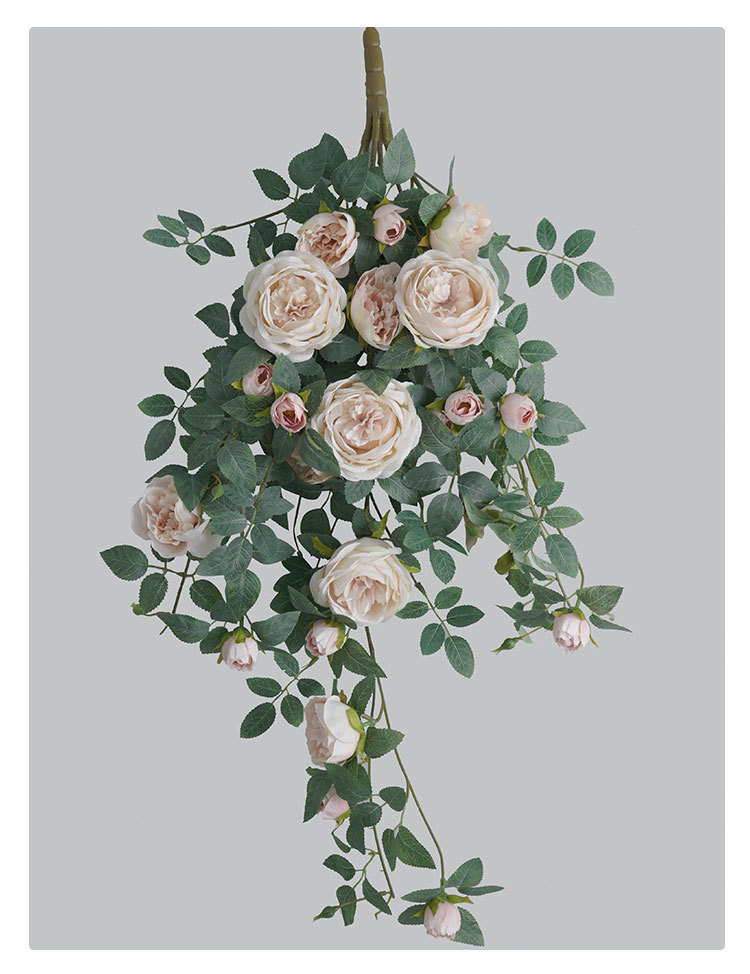 Artificial Silk Red Peony Vine - Photography Hotel ulasan dan harga