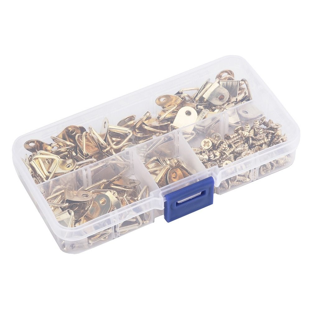 100Pcs Golden Double Hole Tria - Photography Triangle ulasan dan harga