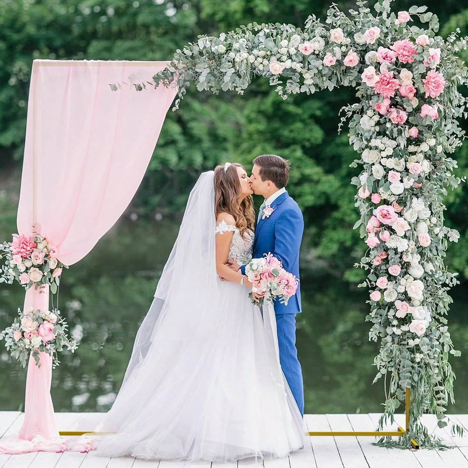 Wedding Arch Backdrop Stand Mo - Photography Website ulasan dan harga