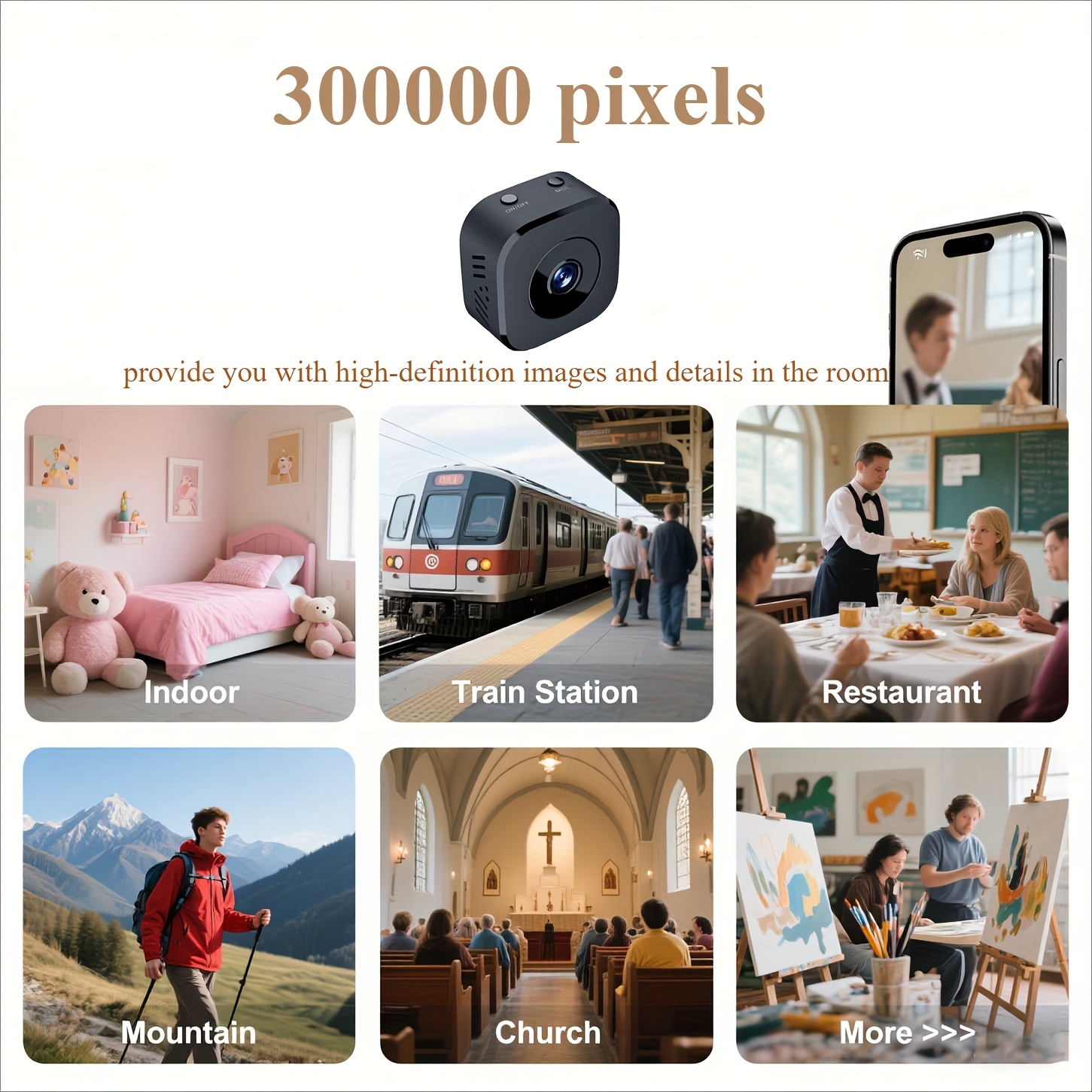 1080P HD Mini WiFi Camera Indo - Photography Unit ulasan dan harga