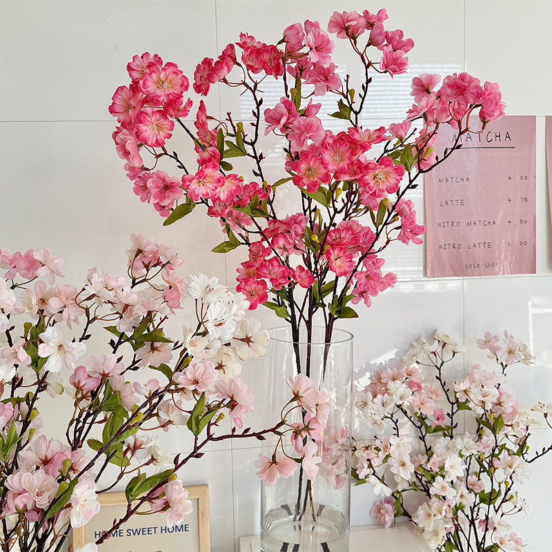 90CM Cherry Blossom with Leave - Photography Graduation ulasan dan harga