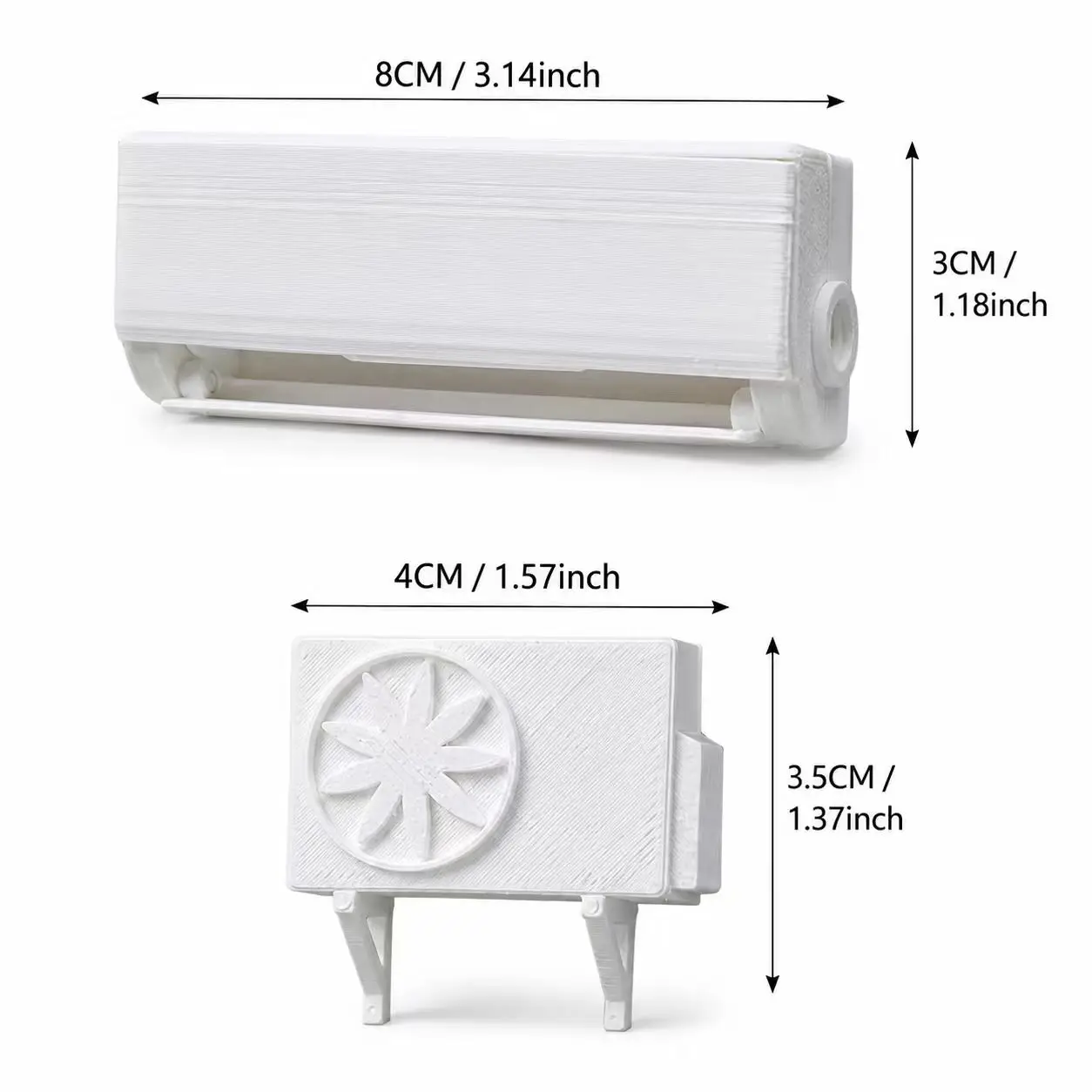 2-piece/1-set 3D-printed mini  - Photography Unit ulasan dan harga