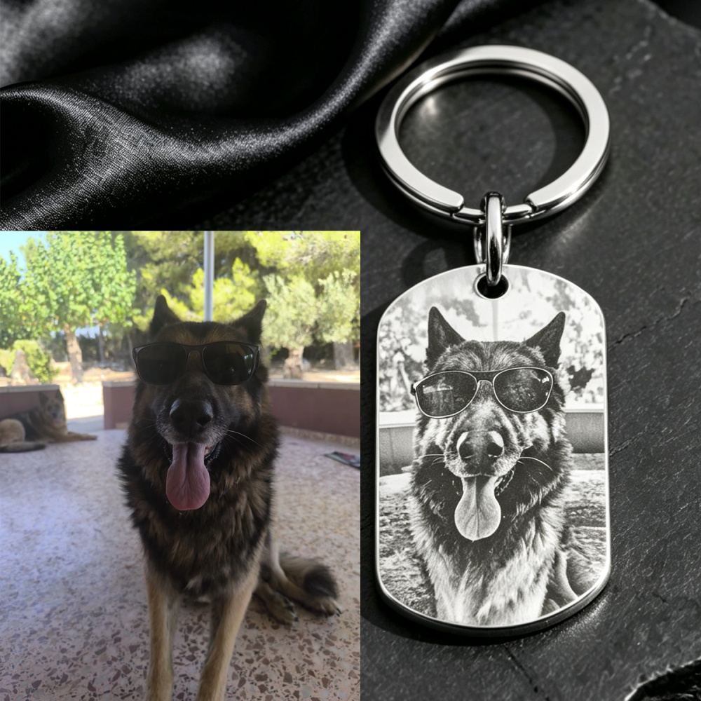 Custom Engraved Pet Picture Mi - Photography Of War ulasan dan harga